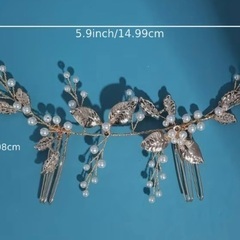 ヘアアクセサリー　ウエディング　七五三の画像