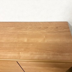 収納棚　キャビネット　木製　ナチュラル木目の画像