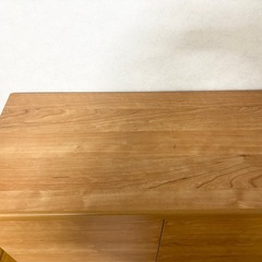 収納棚　キャビネット　木製　ナチュラル木目の画像