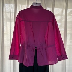 EASEBULE ピンク ボタンシャツ Fサイズ☆の画像