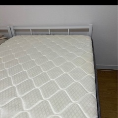 パイプベッド（マットレス付）の画像