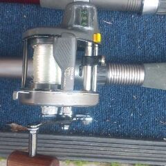 釣具釣竿リール　竿リールセットの画像