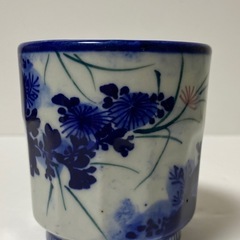 古伊万里　染付菊尾花文向付　古器を楽しむ　江戸中期の画像