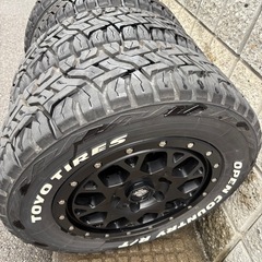 ホイールタイヤ 4本 215/65R16 2022年製 MLJ エクストリームJ XJ04 ラジアル タイヤ TOYO オープンカントリー RTの画像