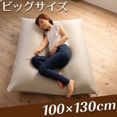 超特大ビーズクッション　王様もダメになるもちクッションの画像