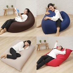 超特大ビーズクッション　王様もダメになるもちクッションの画像