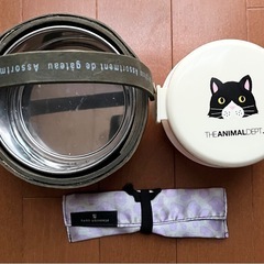 新品お弁当箱　手持ちカゴ　セットの画像