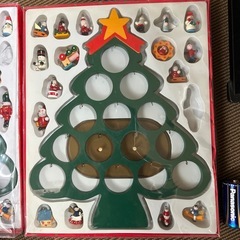 置物　飾り インテリア 木製クリスマスツリー　2点の画像
