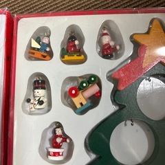 置物　飾り インテリア 木製クリスマスツリー　2点の画像
