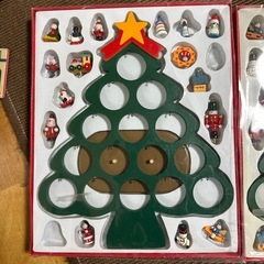 置物　飾り インテリア 木製クリスマスツリー　2点の画像