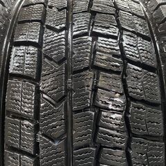 DUNLOP WINTER MAXX WM02 175/65R15 15インチ スタッドレス 4本 21年製 バリ溝 アクア スペイド ポルテ ヴィッツ キューブ等　(STI087)の画像