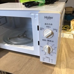 電子レンジハイアールの画像