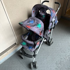 値下げ交渉受付中　コサット2人乗りベビーカー😊の画像