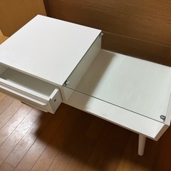 ローテーブル　ガラス天板の画像
