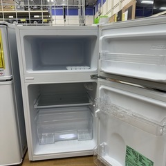 【ドリーム川西店御来店限定】☆ジモティー見たよ♪割引☆アイリス　２ドア冷蔵庫　PRC-B092D-W  87L 2024年製／クリーニング済み 【99560000040901】の画像