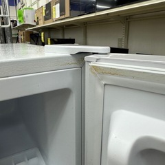 【ドリーム川西店御来店限定】☆ジモティー見たよ♪割引☆アイリス　２ドア冷蔵庫　PRC-B092D-W  87L 2024年製／クリーニング済み 【99560000040901】の画像