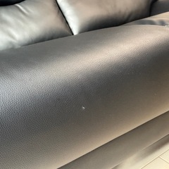 ニトリ　ソファ(ブラック)の画像