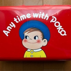 ぺこちゃん、ポコちゃんのトランク缶バッグの画像