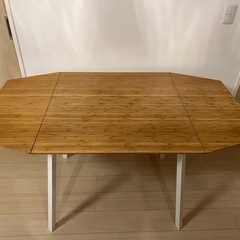 折りたたみダイニングテーブルの画像