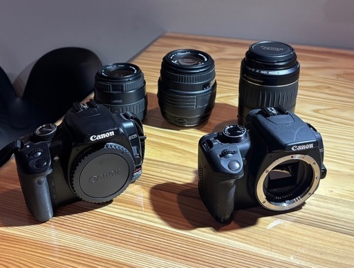 Canon EOS  KISS Ｎ　Ｘ2台動作品