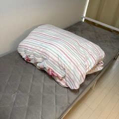 シングルベッドセット（寝具一式付き）の画像
