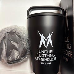 タンブラー　ステンレス製携帯用魔法瓶　ユニクロブラックの画像