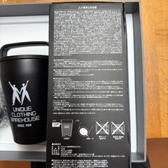 タンブラー　ステンレス製携帯用魔法瓶　ユニクロブラックの画像