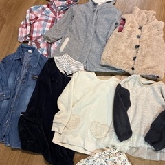 女の子　120cm 冬服セットの画像