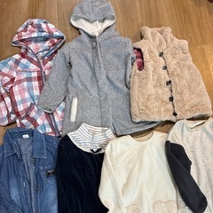 女の子　120cm 冬服セットの画像