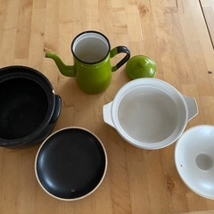 土鍋、ホーローポット
の画像