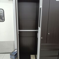 ★リユースのサカイ日立店★HJ8618 NITORI ワードローブ ダークブラウン H200.6×D54.3×W59.1 クリーニング済み の画像