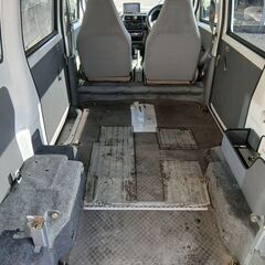 【車検R9.5まで】三菱 ﾐﾆｷｬﾌﾞﾊﾞﾝ U61V改 スロープ付き ETC ﾄﾞﾗﾚｺ フルセグTV　自転車・バイク トランポに 車椅子積載 の画像