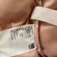 UNIQLO 薄ピンク　ダウン　100の画像