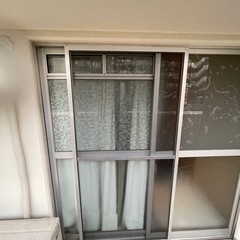 ベランダ網戸2枚の画像