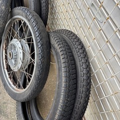 カブ用ホイールとタイヤの画像