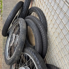 カブ用ホイールとタイヤの画像
