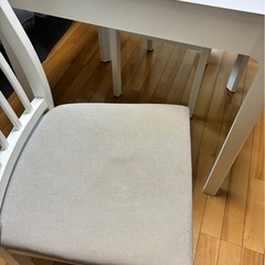 【定価49,990円分】 IKEA 伸長式ダイニングテーブル チェア 半額以下の画像