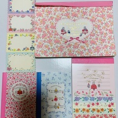 平成レトロ　メモ帳　レターセットなどの画像