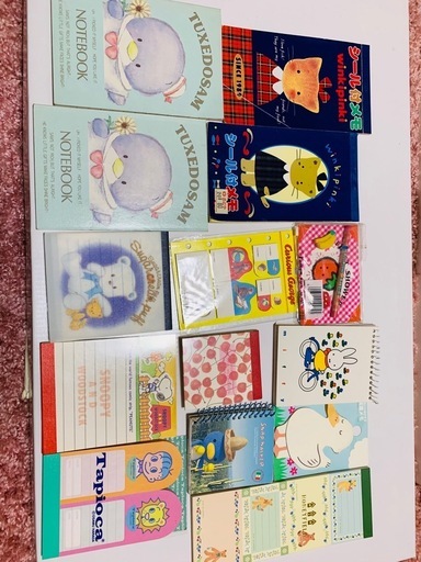 平成レトロ　メモ帳　レターセットなど