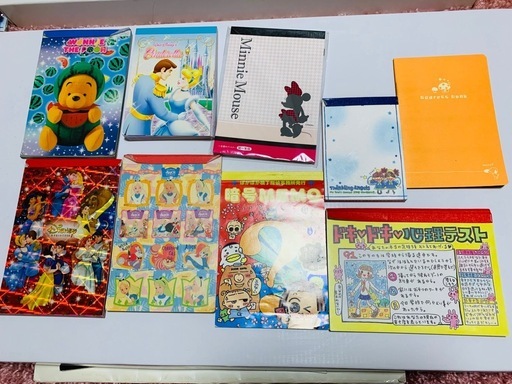平成レトロ　メモ帳　レターセットなど