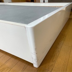 収納付き・セミダブルベッドフレームの画像