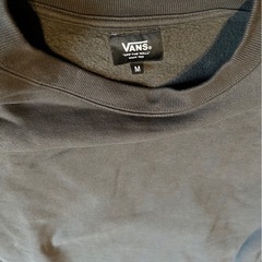 VANS ダークグレー トレーナー　Mサイズの画像