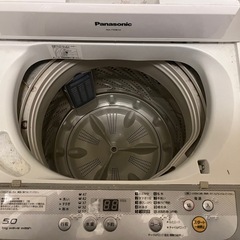 洗濯機(Panasonic 2017年製 容量5kg)の画像