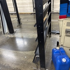 鉄の棚　　サイド木製 の画像