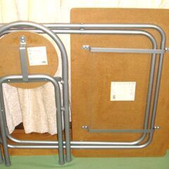 折り畳みテーブル　スツール　 SID-807P　アイリスオーヤマ　デスク　机の画像