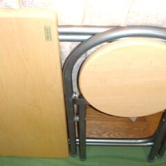 折り畳みテーブル　スツール　 SID-807P　アイリスオーヤマ　デスク　机の画像