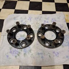 ① DUARX  デュラックス ワイトレ 15ミリ 5穴 114.3 2枚セットの画像