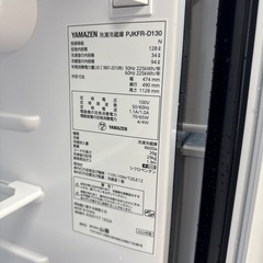 美品❗️2024年製❗️YAMAZEN 128L 冷凍冷蔵庫の画像