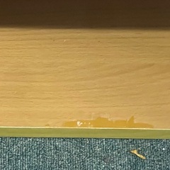 【リサイクルサービス八光】幅60㎝　ベージュ　1人暮らしサイズ食器棚の画像