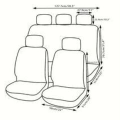 シートカバー　全席　6点セットの画像